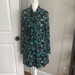 Aritzia floral mini dress